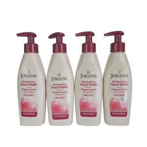 Jergens Moisturizing Hand Wash Original Scent Cherry Almond 8.45fl.oz Each (4pk)